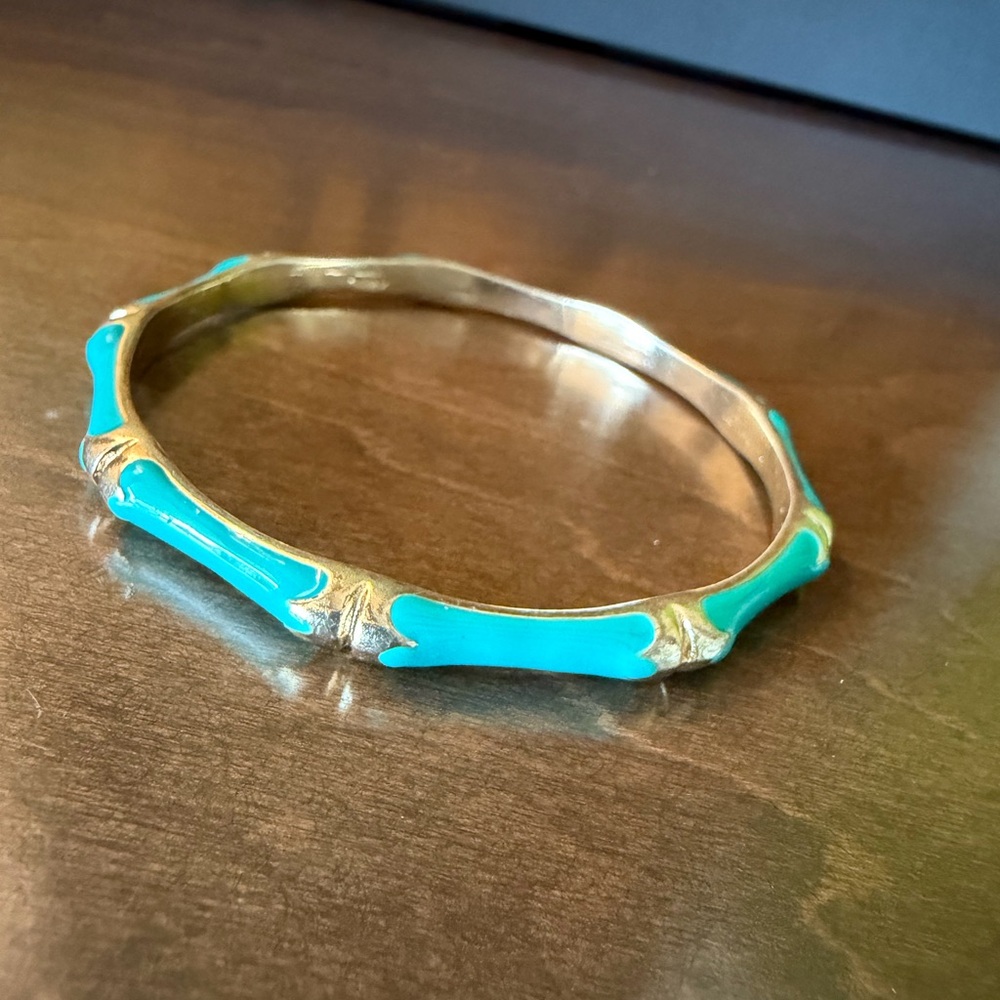 Enamel Bangle Bracelet